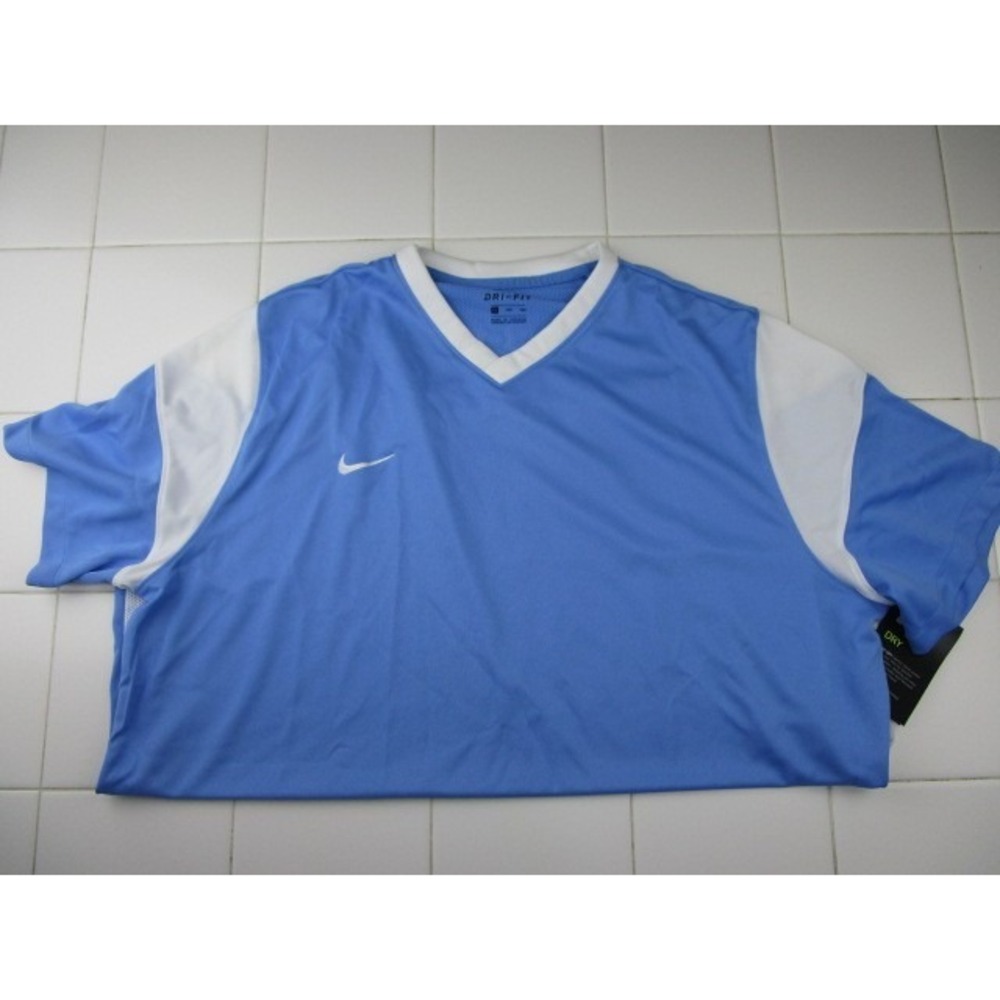Nike Dri Fit Soccer Futbol Jersey Men's 2XL XXL Light Blue CW3828-448